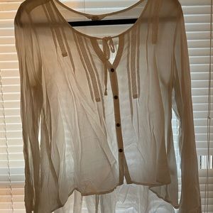 Flowy white blouse